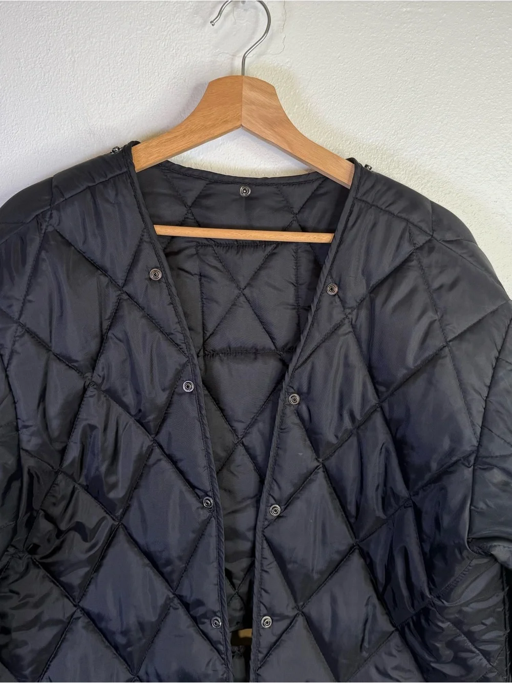 Honda Rider Collection Black Quilted Motorcycle Jacket Liner Lining Size Medium